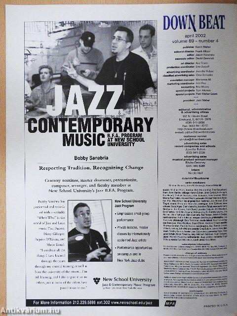 DownBeat April 2002