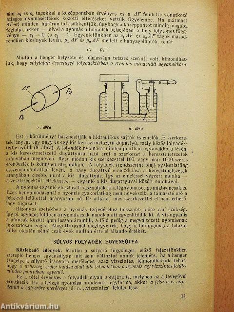 Folyadékok mechanikája