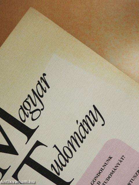 Magyar Tudomány 1990. (nem teljes évfolyam)