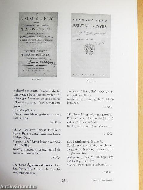 Jótékonysági könyvaukció az árvízkárosultak megsegítésére