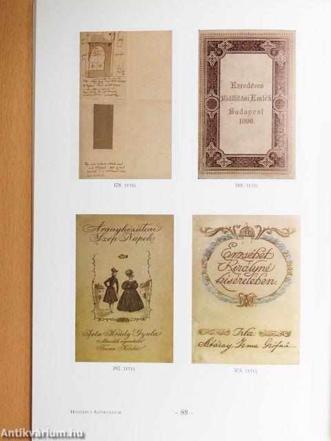 Honterus Antikvárium 44. Aukció