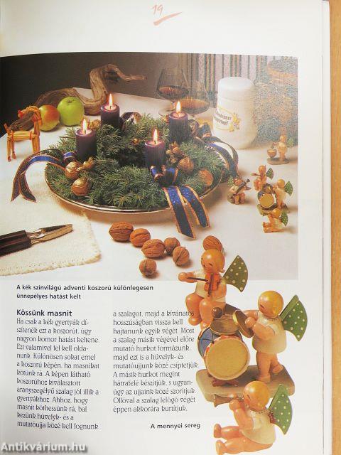 Adventi díszek a természet kincseiből