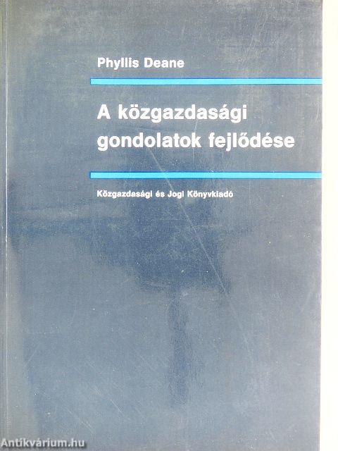 A közgazdasági gondolatok fejlődése