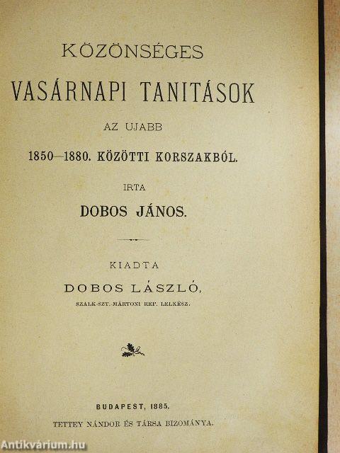 Dobos János egyházi beszédei I-IV.