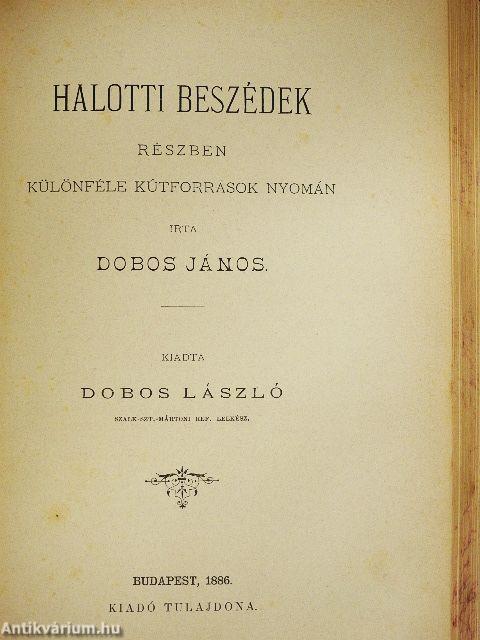Dobos János egyházi beszédei I-IV.