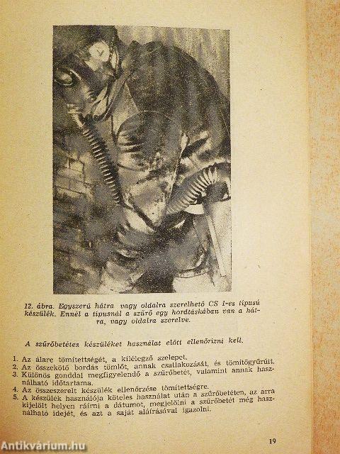 Gázmentők kézikönyve 1968. év