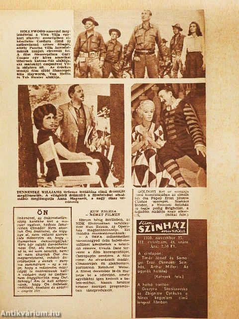Film-Színház-Muzsika 1959. november 27.