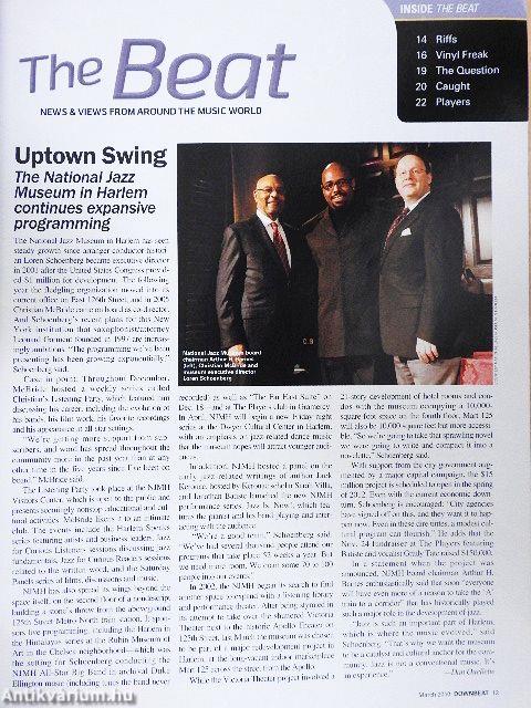 DownBeat March 2010