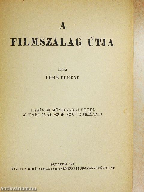A filmszalag útja