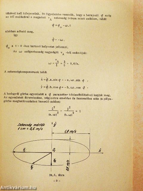 Kidolgozott példák kinematikából