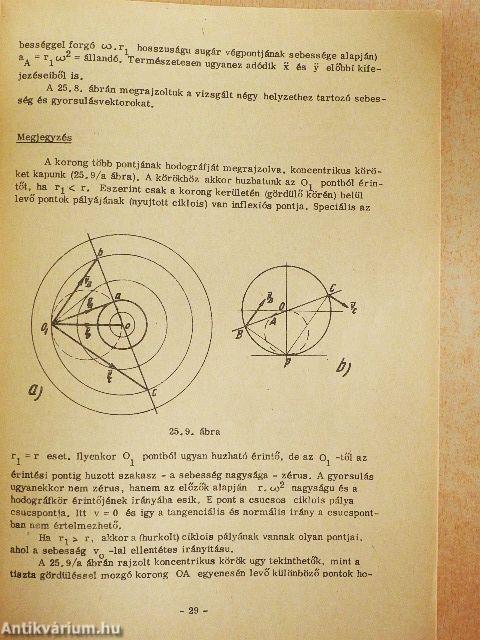 Kidolgozott példák kinematikából