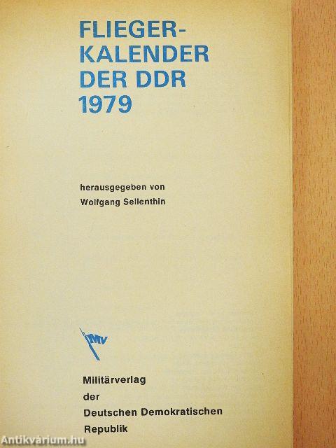 Fliegerkalender der DDR 1979