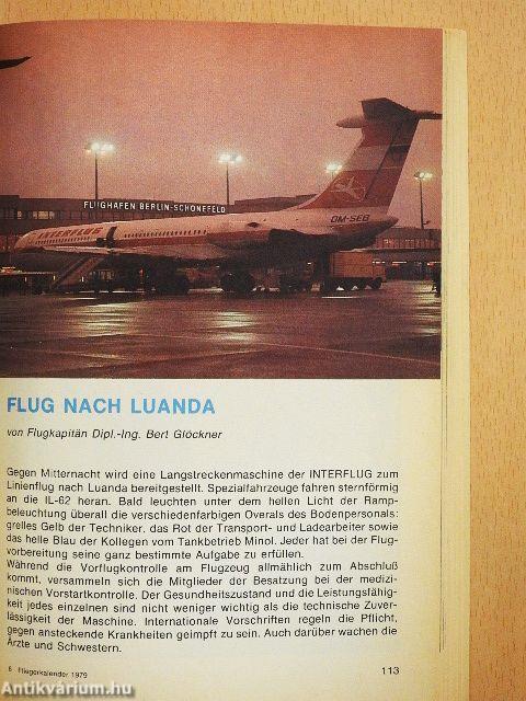 Fliegerkalender der DDR 1979