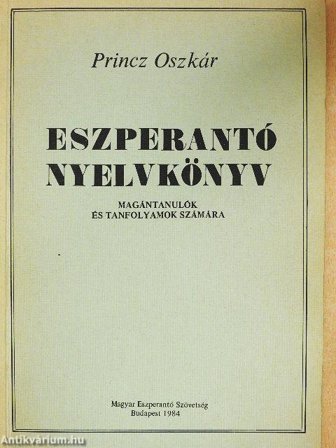 Eszperantó nyelvkönyv 