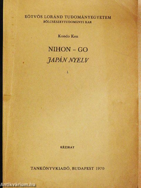 NIHON-GO Japán nyelv I.