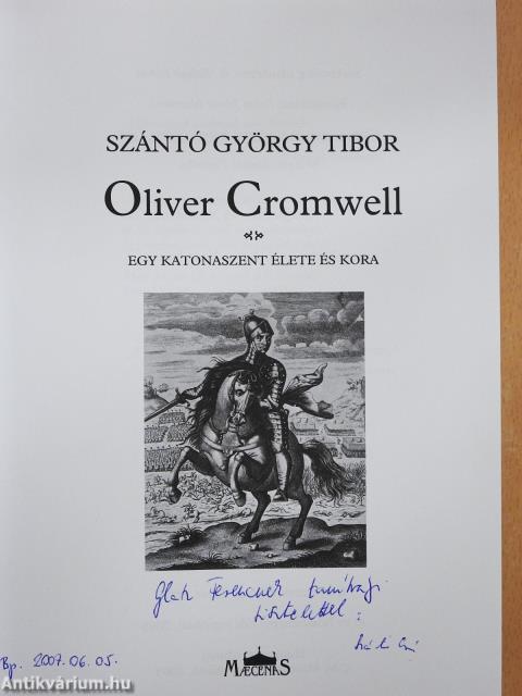 Oliver Cromwell (számozott, dedikált példány)