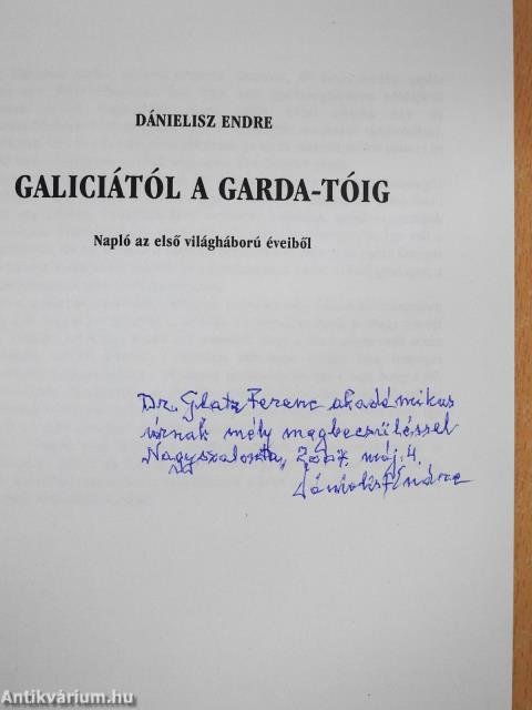 Galiciától a Garda-tóig (dedikált példány)