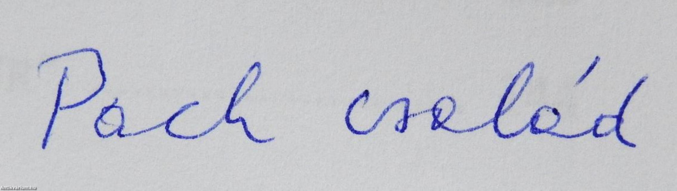 Szürkeposztó, szűrposztó, szűr (dedikált példány)