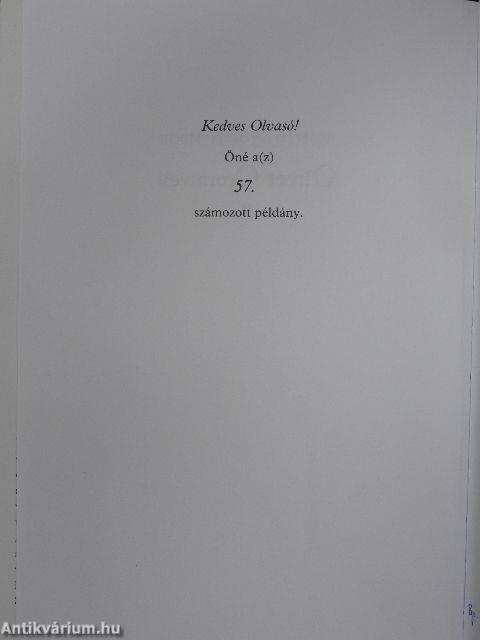Oliver Cromwell (számozott, dedikált példány)
