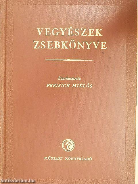 Vegyészek zsebkönyve