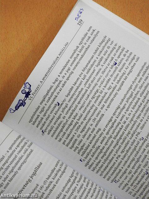 A magyar sport jogi szabályozása