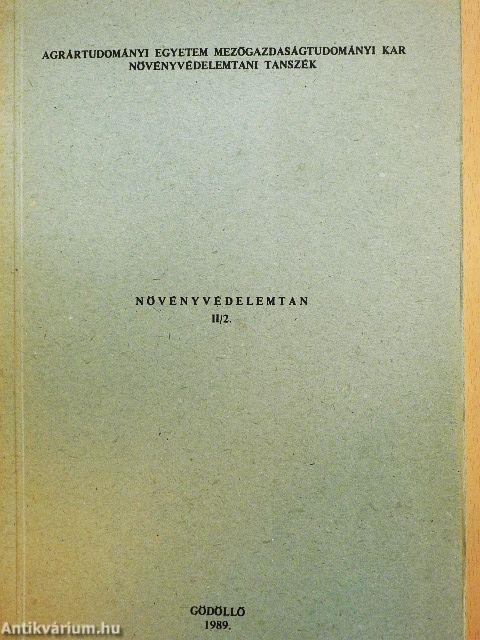 Növényvédelemtan II/2.