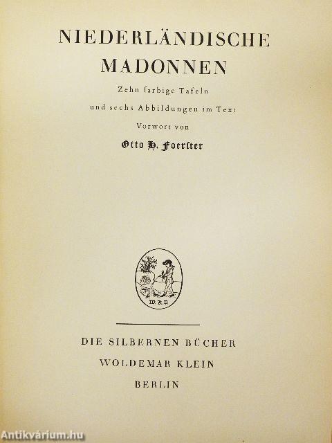 Niederländische Madonnen