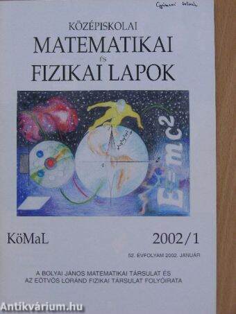 Középiskolai matematikai és fizikai lapok 2002. január