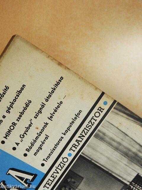 Rádiótechnika 1968. (nem teljes évfolyam)