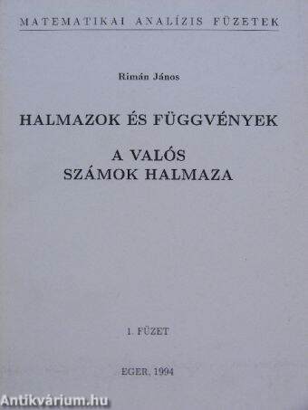 Halmazok és függvények