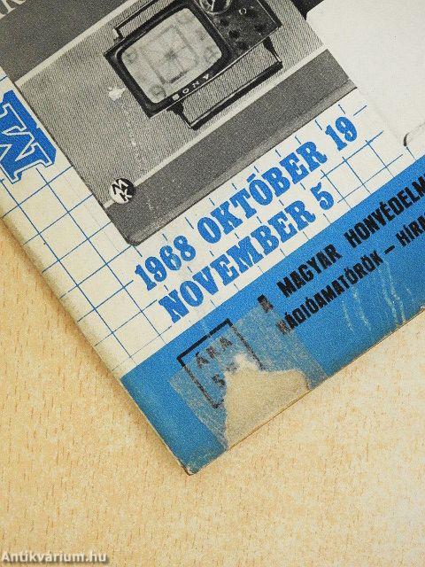 Rádiótechnika 1968. (nem teljes évfolyam)