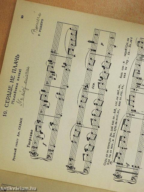 Külföldi zeneszerzők népszerű dalai