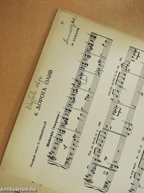 Külföldi zeneszerzők népszerű dalai