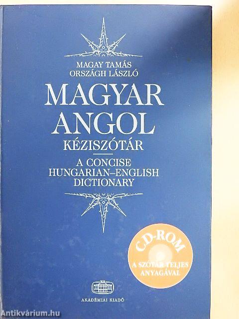Magyar-angol kéziszótár