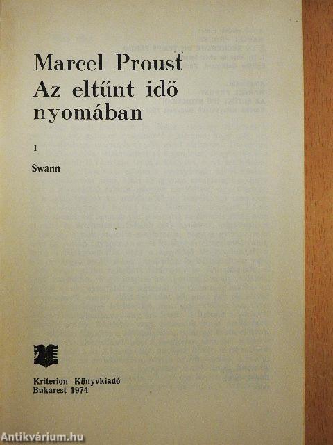 Az eltűnt idő nyomában I.