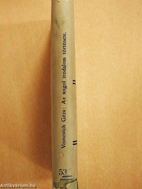 Az angol irodalom története