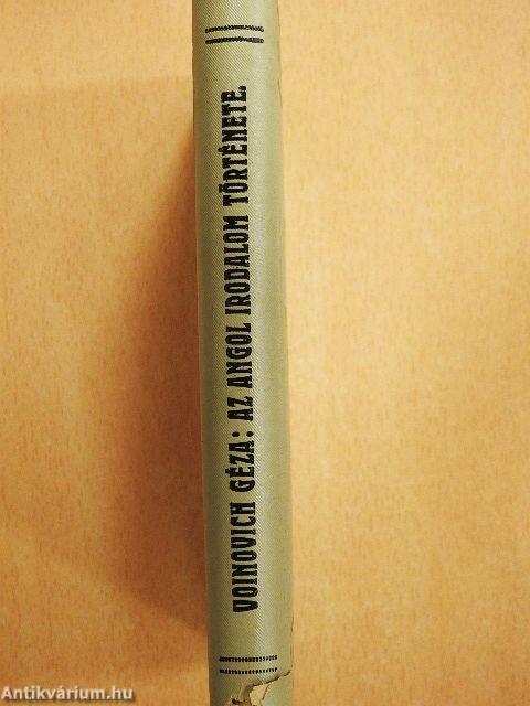 Az angol irodalom története