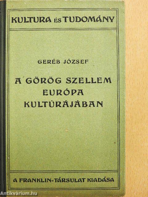 A görög szellem Európa kultúrájában