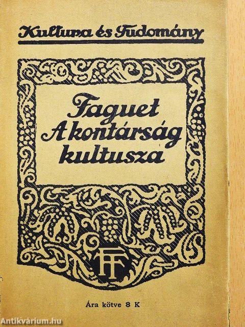 A kontárság kultusza