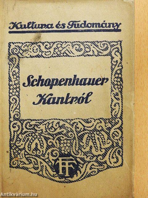 Schopenhauer Kantról