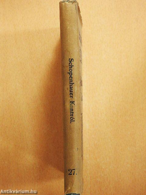 Schopenhauer Kantról