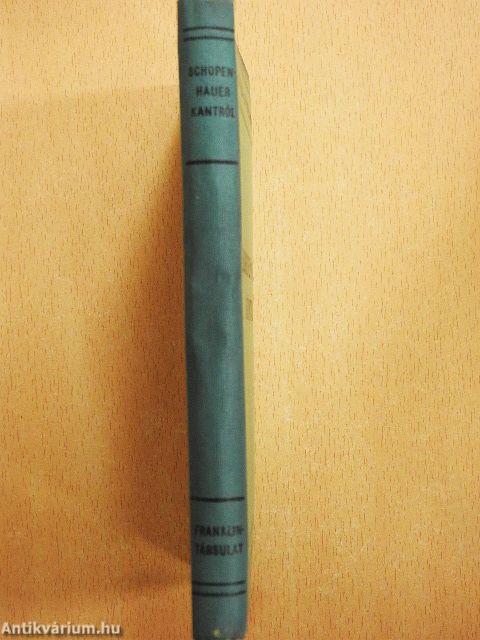 Schopenhauer Kantról