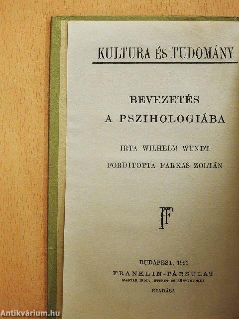 Bevezetés a pszihologiába