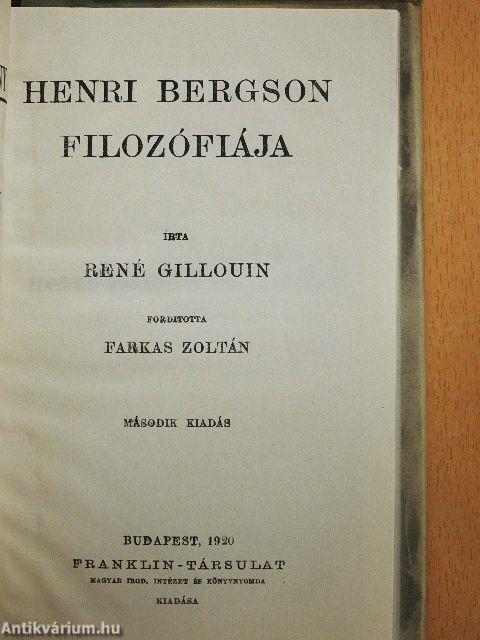 Henri Bergson filozófiája