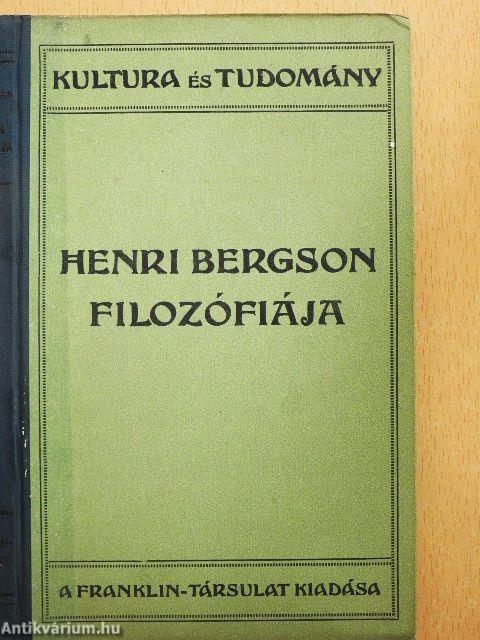 Henri Bergson filozófiája