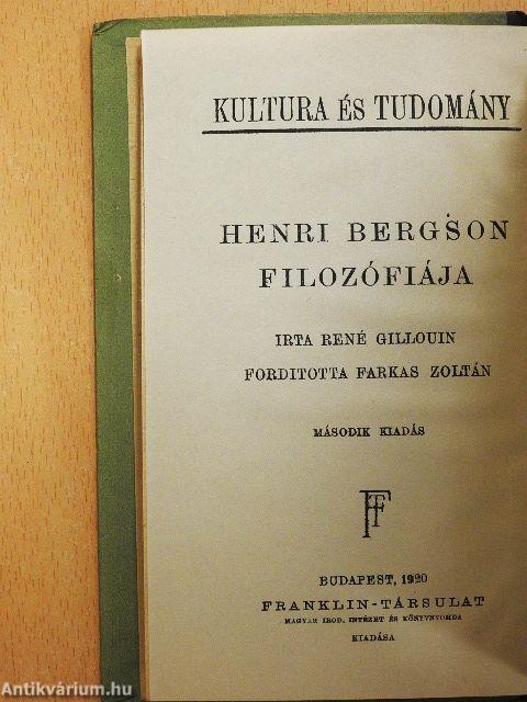 Henri Bergson filozófiája