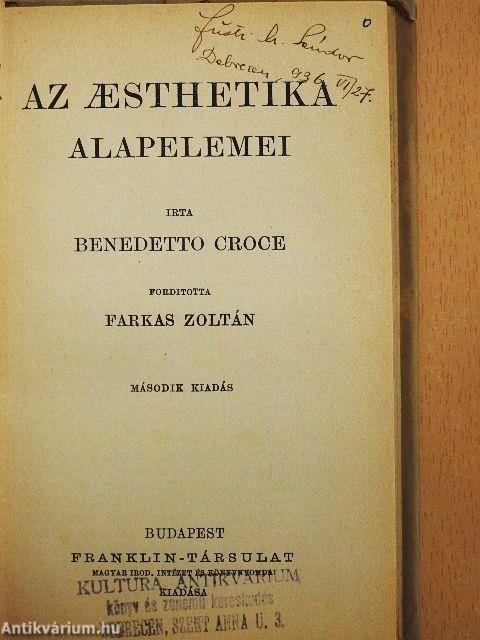 Az aesthetika alapelemei