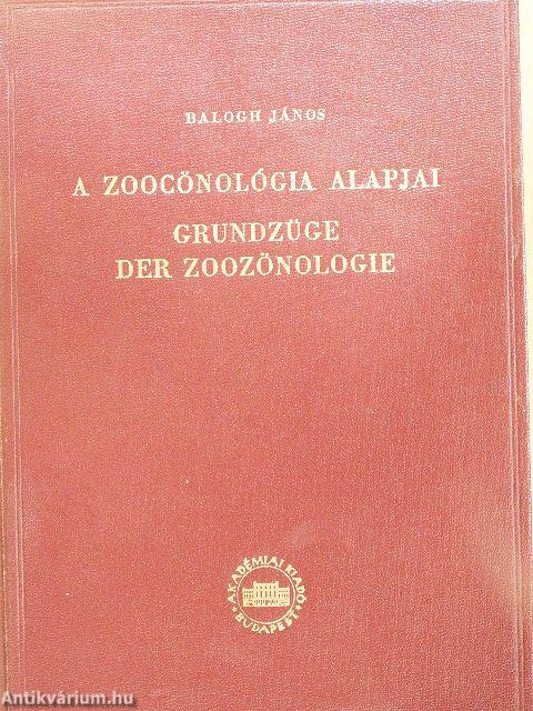 A zoocönológia alapjai