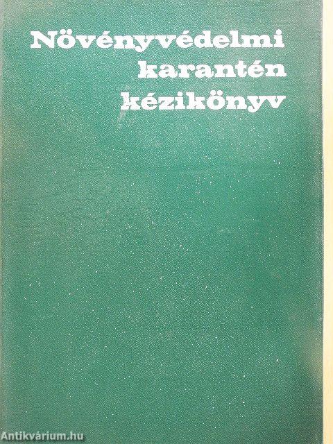 Növényvédelmi karantén kézikönyv