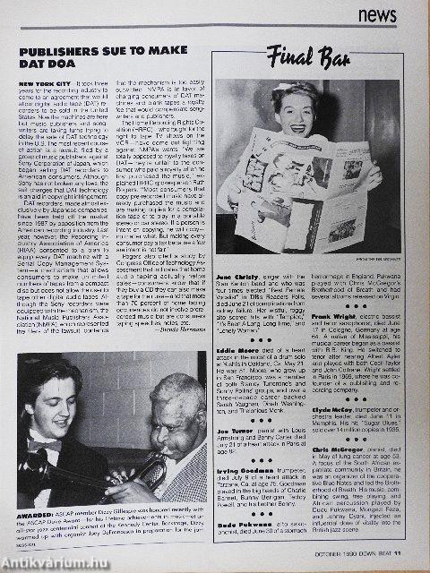 DownBeat October 1990